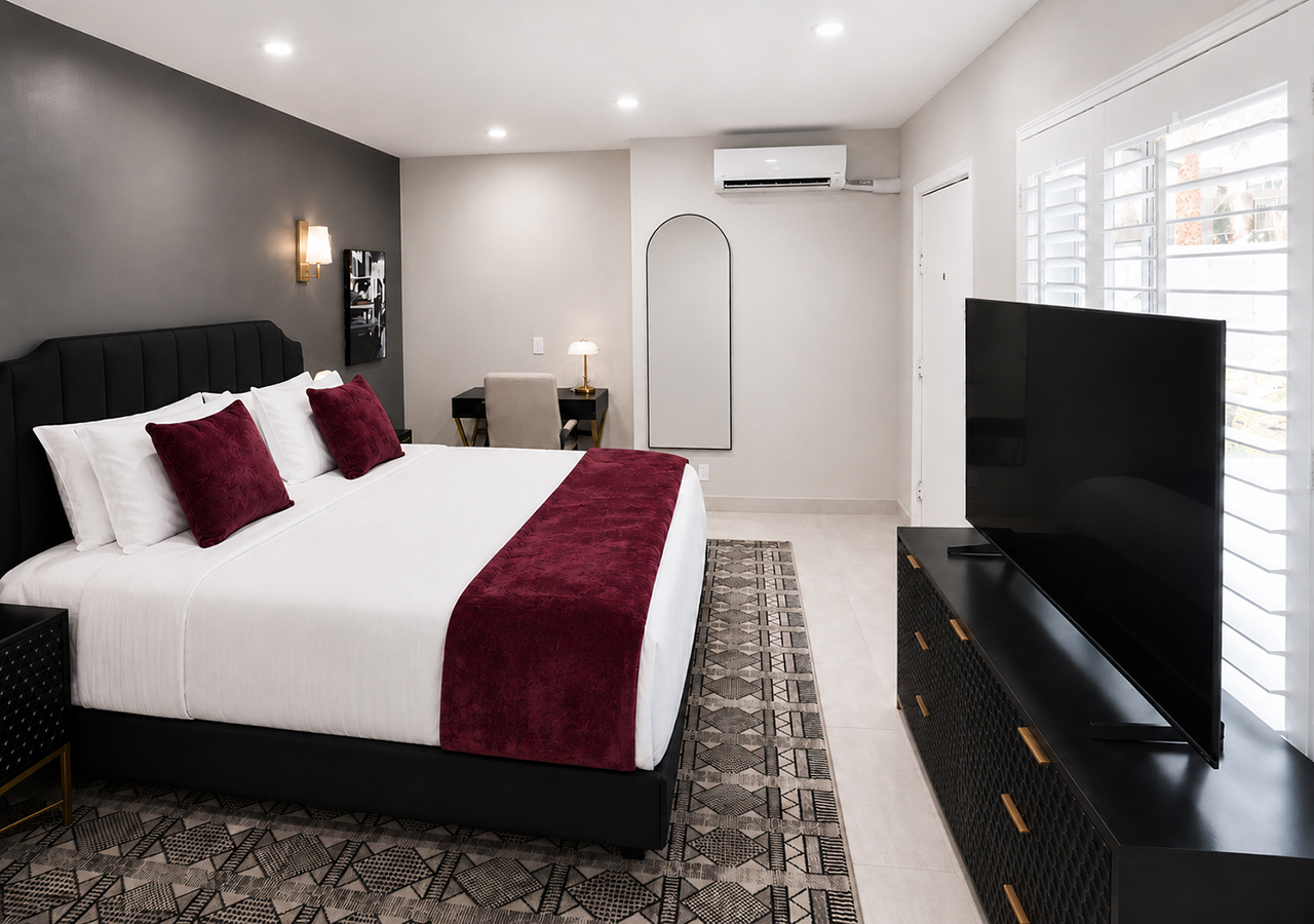 Executive Hideaway Room Pink Palm Inn